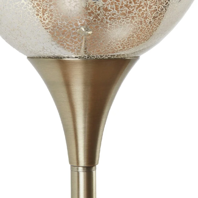 Fabric Floor Lamp with a Linen Shade for a Relaxed AestheticFabric Floor Lamp with a Linen Shade for a Relaxed AestheticUplight Floor Lamp with Mercury Glass Shade