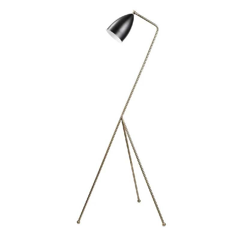 Dimmable Floor Lamp for Adjustable Lighting AmbianceDimmable Floor Lamp for Adjustable Lighting AmbianceZephyr 60" Antique Brass Floor Lamp