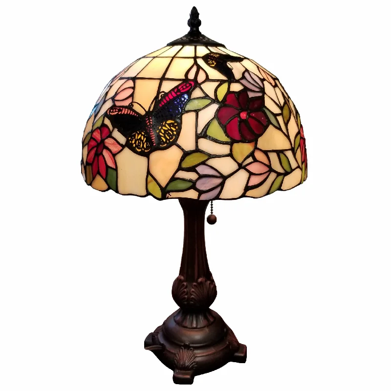 leather table lamps with a distressed texture for a rugged charmleather table lamps with a distressed texture for a rugged charm19" Tiffany Style Butterfly Table Lamp By Homeroots