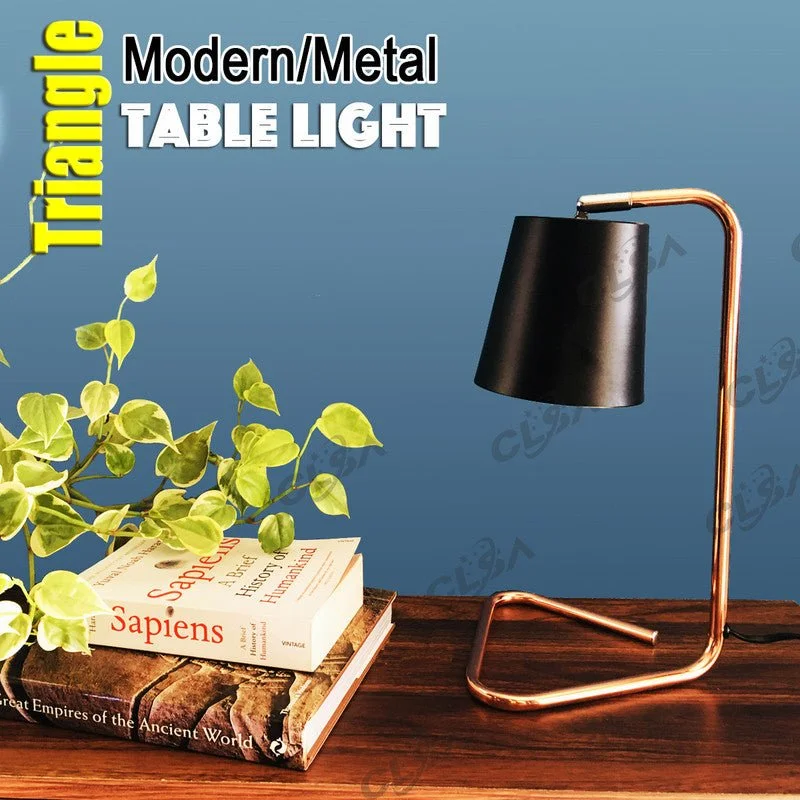 industrial style table lamps with exposed bulbs for loft apartmentsindustrial style table lamps with exposed bulbs for loft apartments2 x Table Light With Triangle Metal Base with Copper Plating LED Vintage Globe Included