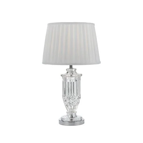 ceramic table lamps with hand painted designs for an artistic touchceramic table lamps with hand painted designs for an artistic touchAdria Chrome and White Crystal-etch Glass Table Lamp