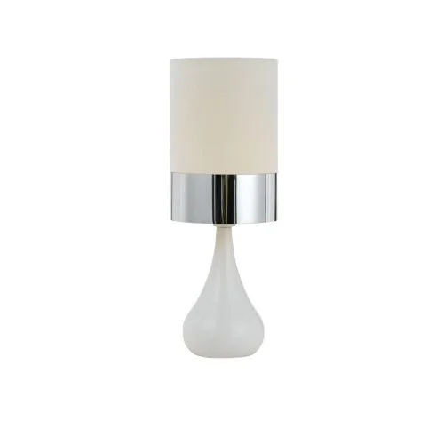 gothic style table lamps with dark finishes for a mysterious lookgothic style table lamps with dark finishes for a mysterious lookAkira White with Chrome Table Lamp