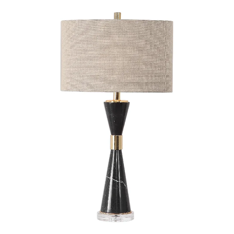 coastal style table lamps with nautical elements for beach housescoastal style table lamps with nautical elements for beach housesALASTAIR BLACK MARBLE TABLE LAMP