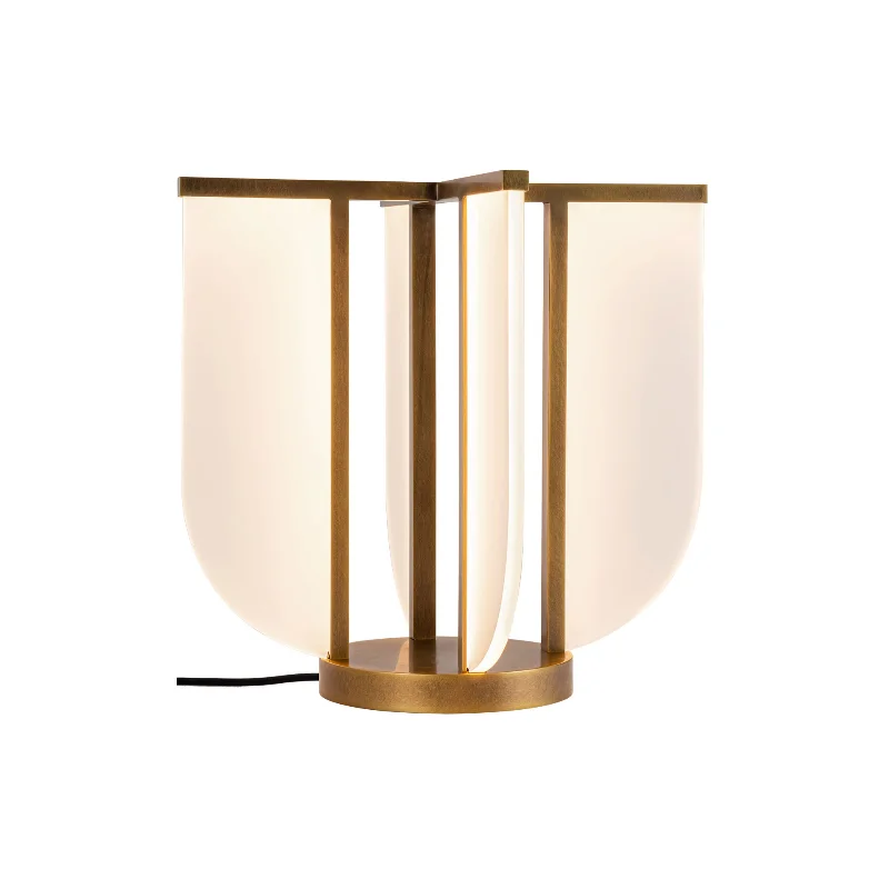 industrial style table lamps with exposed bulbs for loft apartmentsindustrial style table lamps with exposed bulbs for loft apartmentsAlora TL336815 Anders 4-lt 17" LED Table Lamp