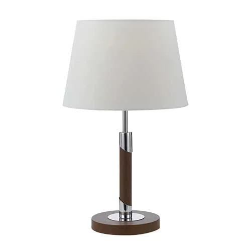 modern minimalist table lamps for contemporary living roomsmodern minimalist table lamps for contemporary living roomsBelmore Walnut with White and Chrome Traditional Table Lamp