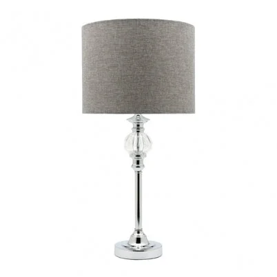 glass table lamps with a frosted surface for soft light diffusionglass table lamps with a frosted surface for soft light diffusionBeverly Chrome and Crystallic Cored Table Lamp