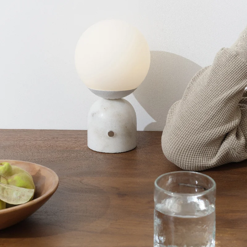 coastal style table lamps with nautical elements for beach housescoastal style table lamps with nautical elements for beach housesBrightech Mila 9.85 in. Mid-Century Modern Integrated LED Bedside Table Lamp with Built-In 3-Way Dimmer