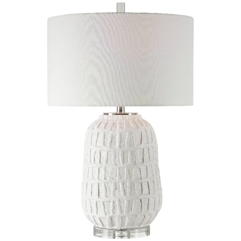 bohemian table lamps with colorful patterns for eclectic bedroomsbohemian table lamps with colorful patterns for eclectic bedroomsCAELINA TEXTURED WHITE TABLE LAMP