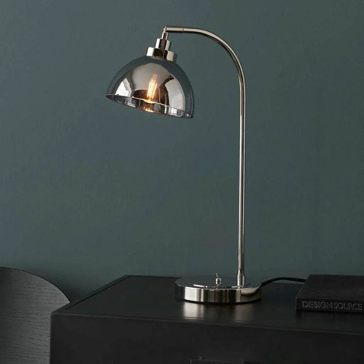crystal table lamps with dazzling prisms for a glamorous effectcrystal table lamps with dazzling prisms for a glamorous effectCaspa Task Table Lamp Bright Nickel