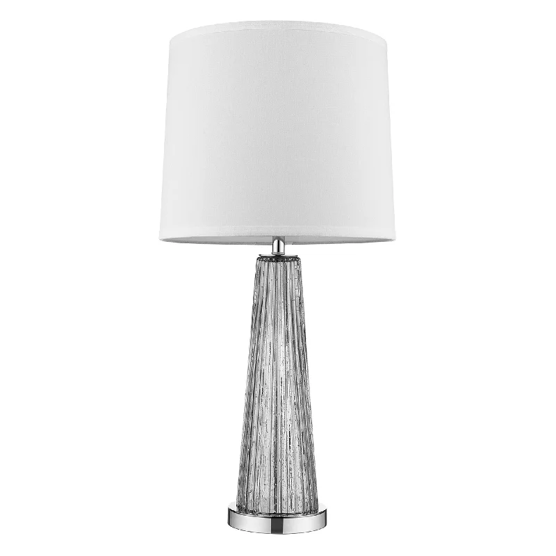 victorian style table lamps with ornate details for traditional homesvictorian style table lamps with ornate details for traditional homesChiara 1-Light Steel Glass And Polished Chrome Table Lamp With Off White Shantung Shade By Homeroots