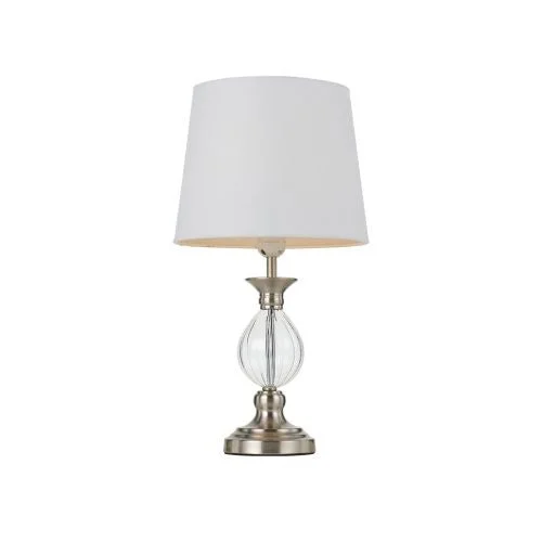 metal table lamps with a matte black finish for a sleek appearancemetal table lamps with a matte black finish for a sleek appearanceCrest Nickel Vintage Glass Base Table Lamp