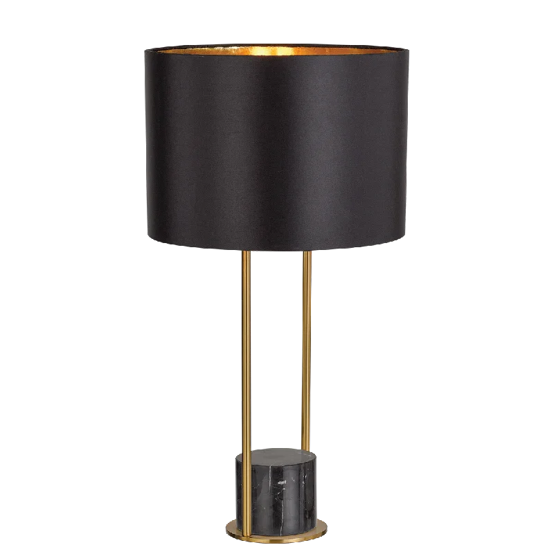 leather table lamps with a distressed texture for a rugged charmleather table lamps with a distressed texture for a rugged charmDesire Antique Gold and Black Marble Elegant Table Lamp