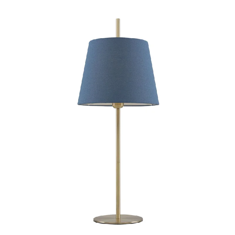 mid century modern table lamps with iconic designs for a stylish studymid century modern table lamps with iconic designs for a stylish studyDior Antique Brass and Blue Modern Elegant Table Lamp