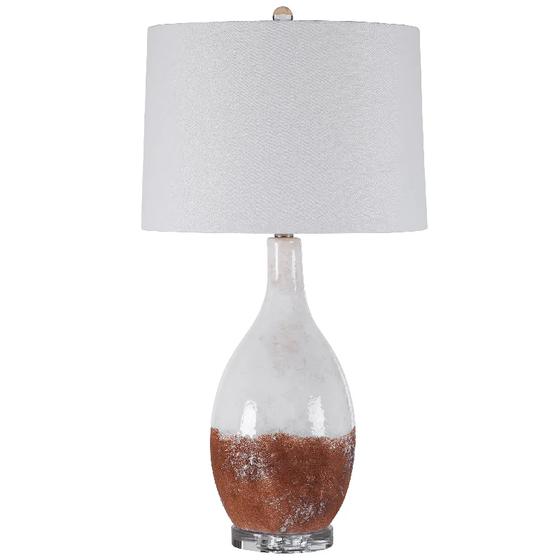 victorian style table lamps with ornate details for traditional homesvictorian style table lamps with ornate details for traditional homesDURANGO RUST WHITE TABLE LAMP