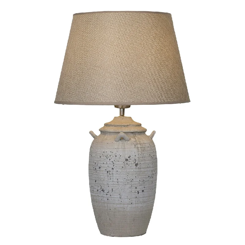 leather table lamps with a distressed texture for a rugged charmleather table lamps with a distressed texture for a rugged charmEbony Grey Ceramic Modern Table Lamp