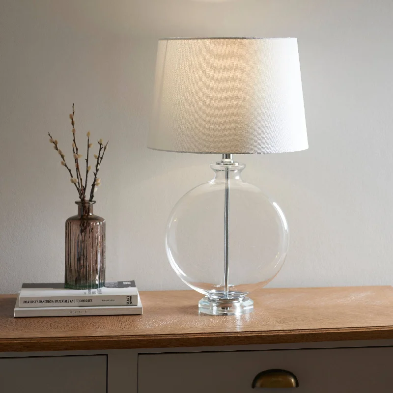ceramic table lamps with hand painted designs for an artistic touchceramic table lamps with hand painted designs for an artistic touchGideon Table Lamp with White Shade