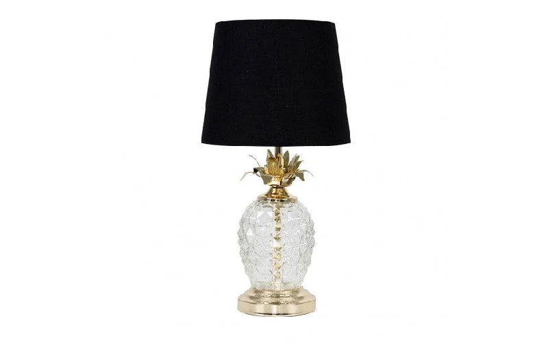 marble table lamps with a luxurious veined pattern for high end decormarble table lamps with a luxurious veined pattern for high end decorGlass Gold Pineapple Touch Table Lamp Black Shade