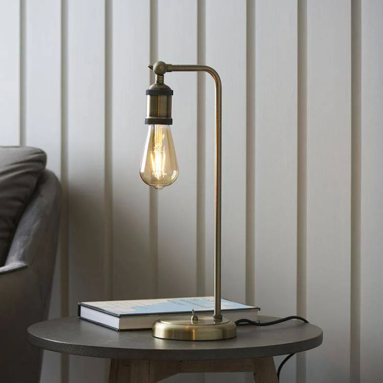 wooden table lamps with natural grain for a warm and organic feelwooden table lamps with natural grain for a warm and organic feelHal Table Lamp Antique Brass