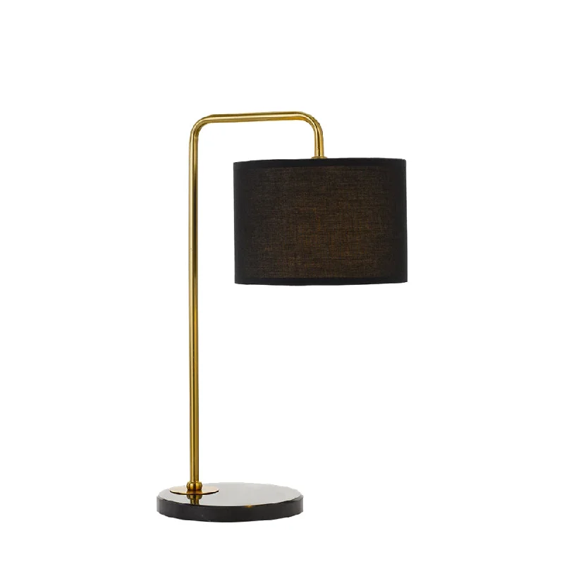 bohemian table lamps with colorful patterns for eclectic bedroomsbohemian table lamps with colorful patterns for eclectic bedroomsIngrid Gold and Black Table Lamp