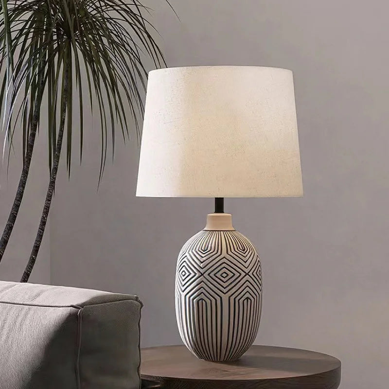 metal table lamps with a matte black finish for a sleek appearancemetal table lamps with a matte black finish for a sleek appearanceJapanese Wabi-sabi Ceramic Table Lamp