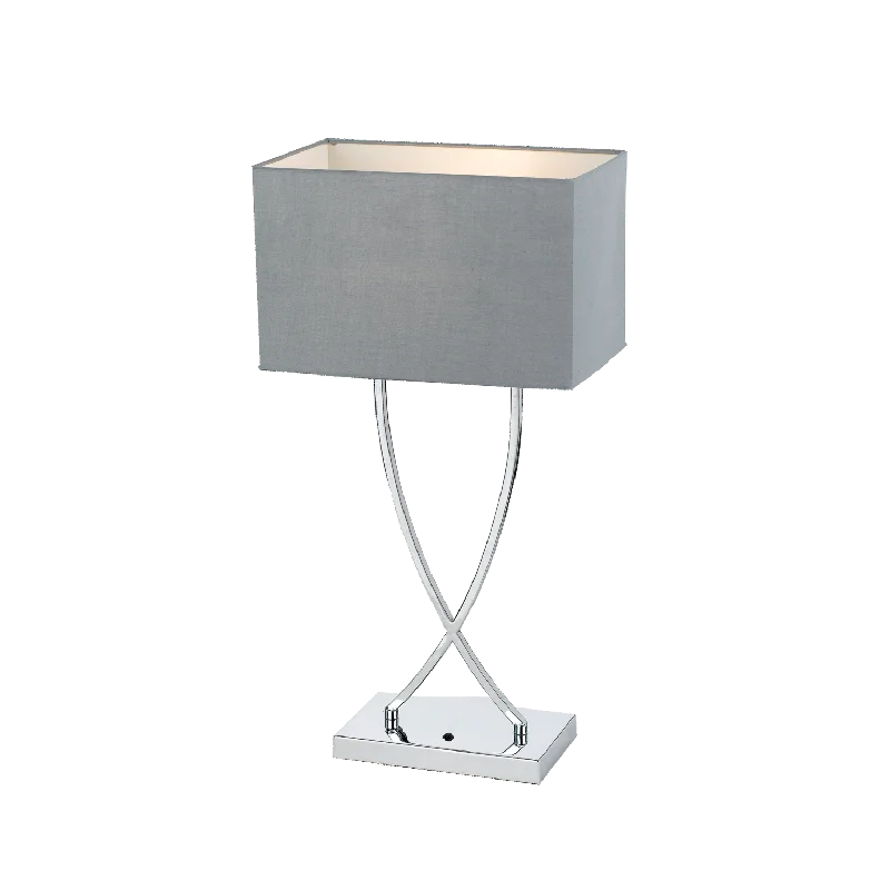 gothic style table lamps with dark finishes for a mysterious lookgothic style table lamps with dark finishes for a mysterious lookJasmine Chrome and Grey Elegant Traditional Table Lamp