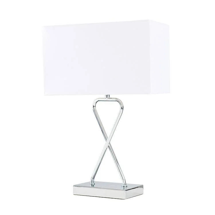 industrial style table lamps with exposed bulbs for loft apartmentsindustrial style table lamps with exposed bulbs for loft apartmentsKuros Table Lamp In Chrome With Rectangular Shade