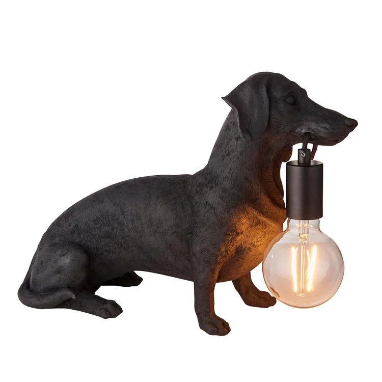 marble table lamps with a luxurious veined pattern for high end decormarble table lamps with a luxurious veined pattern for high end decorLune Dachshund Table Lamp Matt Black