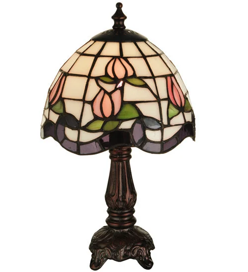 victorian style table lamps with ornate details for traditional homesvictorian style table lamps with ornate details for traditional homesMeyda Lighting 136921 12"H Roseborder Mini Table Lamp