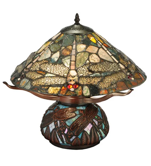 asian inspired table lamps with bamboo accents for a zen atmosphereasian inspired table lamps with bamboo accents for a zen atmosphereMeyda Lighting 138103 16.5"H Dragonfly Cut Agata Table Lamp