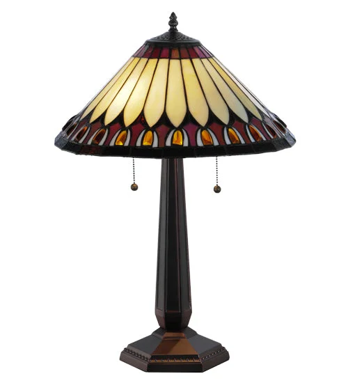 crystal table lamps with dazzling prisms for a glamorous effectcrystal table lamps with dazzling prisms for a glamorous effectMeyda Lighting 138579 24.5"H Tuscaloosa Table Lamp