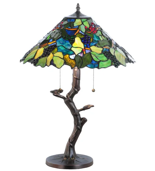 asian inspired table lamps with bamboo accents for a zen atmosphereasian inspired table lamps with bamboo accents for a zen atmosphereMeyda Lighting 138583 25"H Grape Harvest Table Lamp