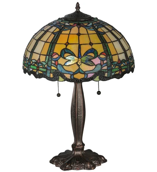 art deco table lamps with geometric shapes for a retro touchart deco table lamps with geometric shapes for a retro touchMeyda Lighting 138585 24"H Dragonfly Trellis Table Lamp