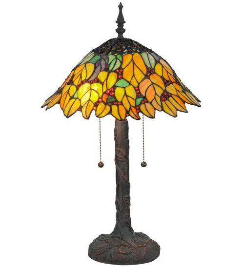 industrial style table lamps with exposed bulbs for loft apartmentsindustrial style table lamps with exposed bulbs for loft apartmentsMeyda Lighting 139603 24.5"H Follaje Table Lamp