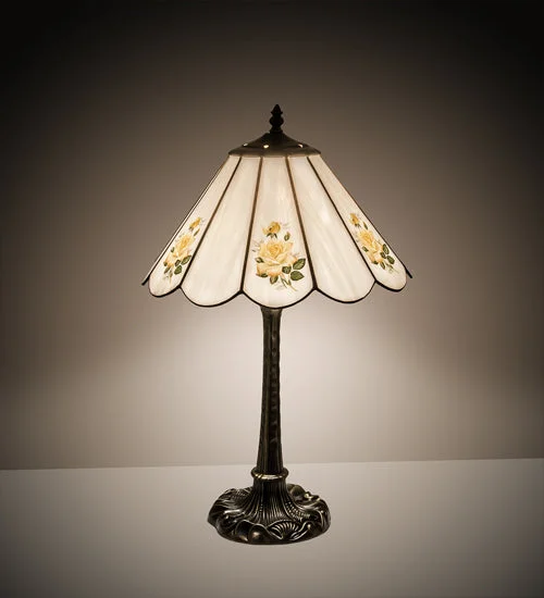 asian inspired table lamps with bamboo accents for a zen atmosphereasian inspired table lamps with bamboo accents for a zen atmosphereMeyda Lighting 218829 21" High Roses Table Lamp