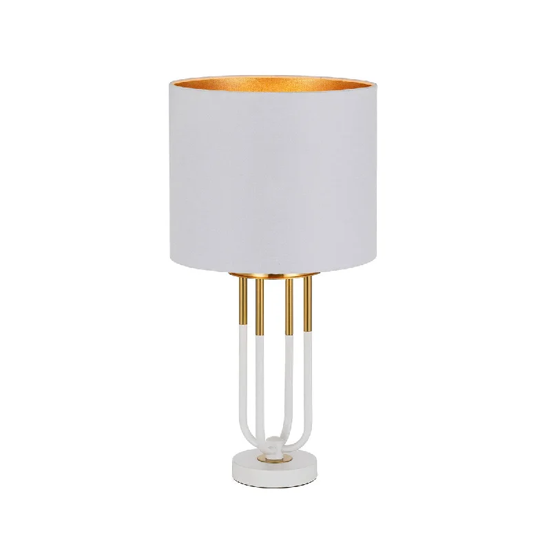 marble table lamps with a luxurious veined pattern for high end decormarble table lamps with a luxurious veined pattern for high end decorNegas White with Antique Gold Modern Table Lamp