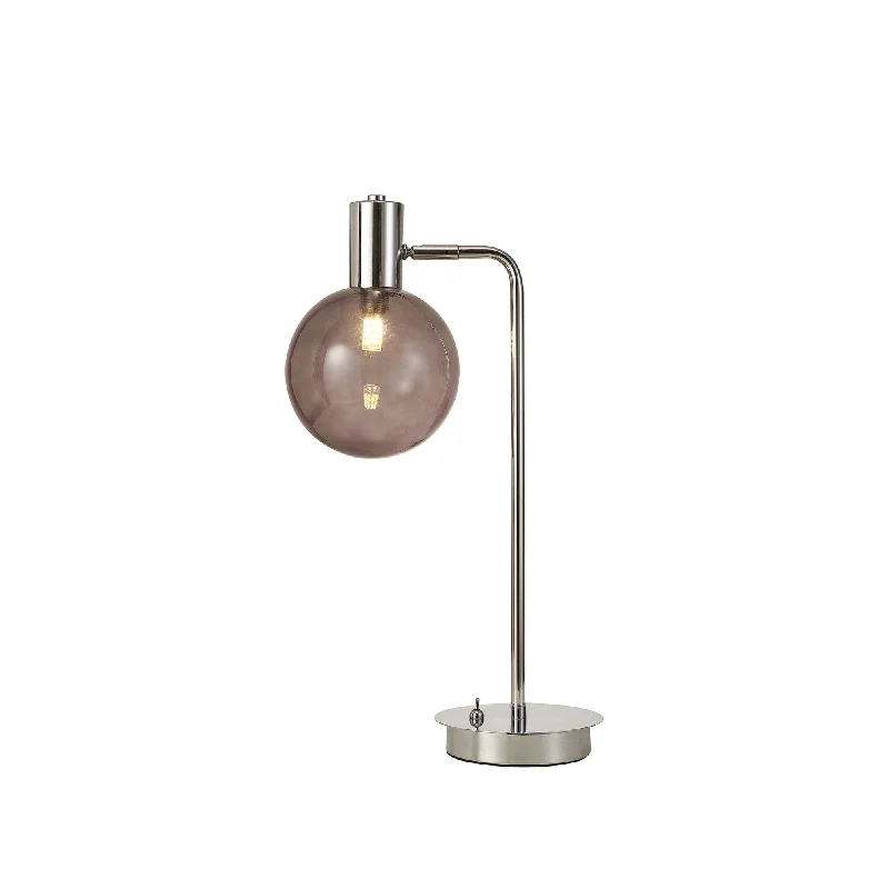 art deco table lamps with geometric shapes for a retro touchart deco table lamps with geometric shapes for a retro touchNelson Lighting NL82809 Rome 1 Light Table Lamp Polished Chrome