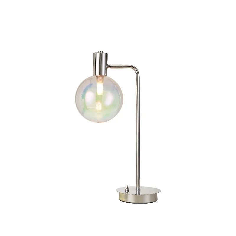 leather table lamps with a distressed texture for a rugged charmleather table lamps with a distressed texture for a rugged charmNelson Lighting NL82819 Rome 1 Light Table Lamp Polished Chrome