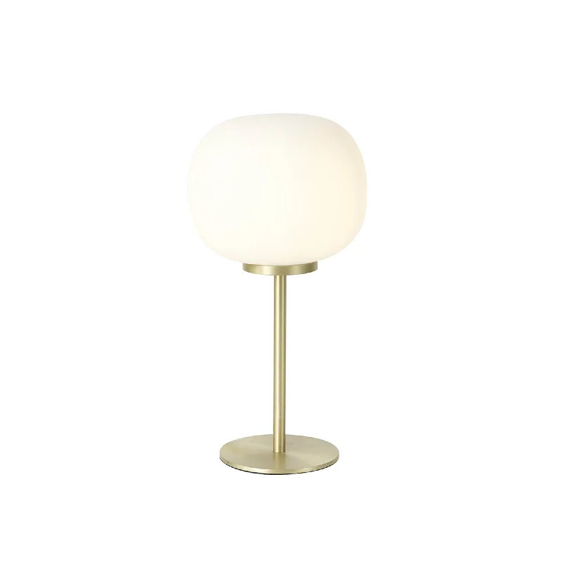 metal table lamps with a matte black finish for a sleek appearancemetal table lamps with a matte black finish for a sleek appearanceNelson Lighting NL86549 Sabus 1 Light Table Lamp Satin Gold Frosted White