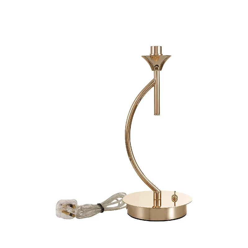 rustic farmhouse table lamps for cozy kitchensrustic farmhouse table lamps for cozy kitchensNelson Lighting NL90139 Iona 1 Light Table Lamp French Gold