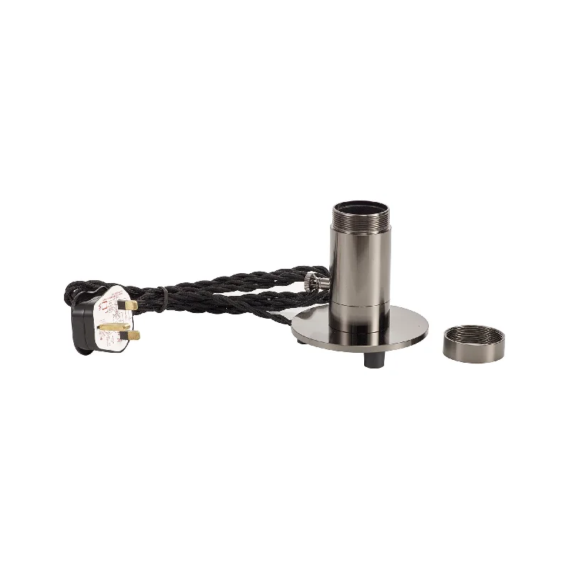 glass table lamps with a frosted surface for soft light diffusionglass table lamps with a frosted surface for soft light diffusionNelson Lighting NL90209 Apollo 1 Light Table Lamp Black Chrome Black