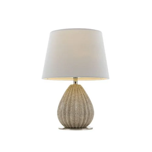 leather table lamps with a distressed texture for a rugged charmleather table lamps with a distressed texture for a rugged charmOrson Cream Marble Ridged Table Lamp