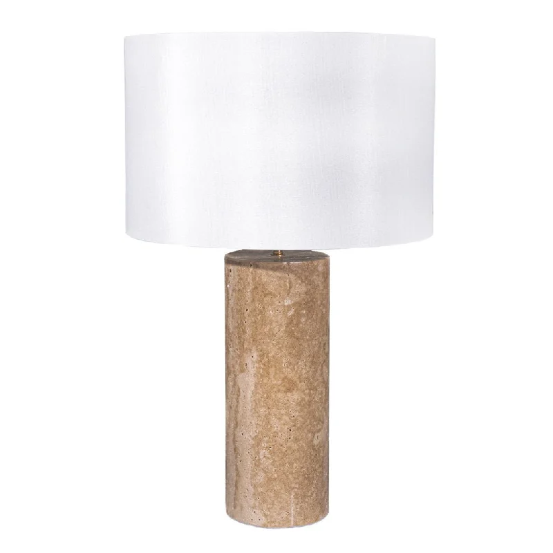 wooden table lamps with natural grain for a warm and organic feelwooden table lamps with natural grain for a warm and organic feelPisano Travertine Table Lamp