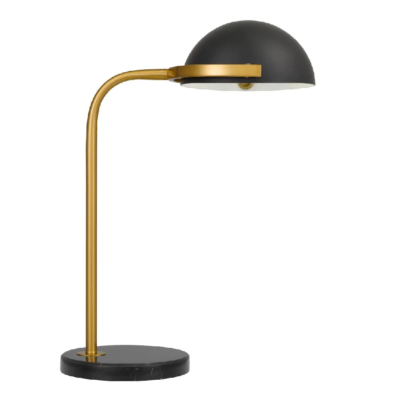 metal table lamps with a matte black finish for a sleek appearancemetal table lamps with a matte black finish for a sleek appearancePollard Black with Antique Gold and Marble Modern Table Lamp