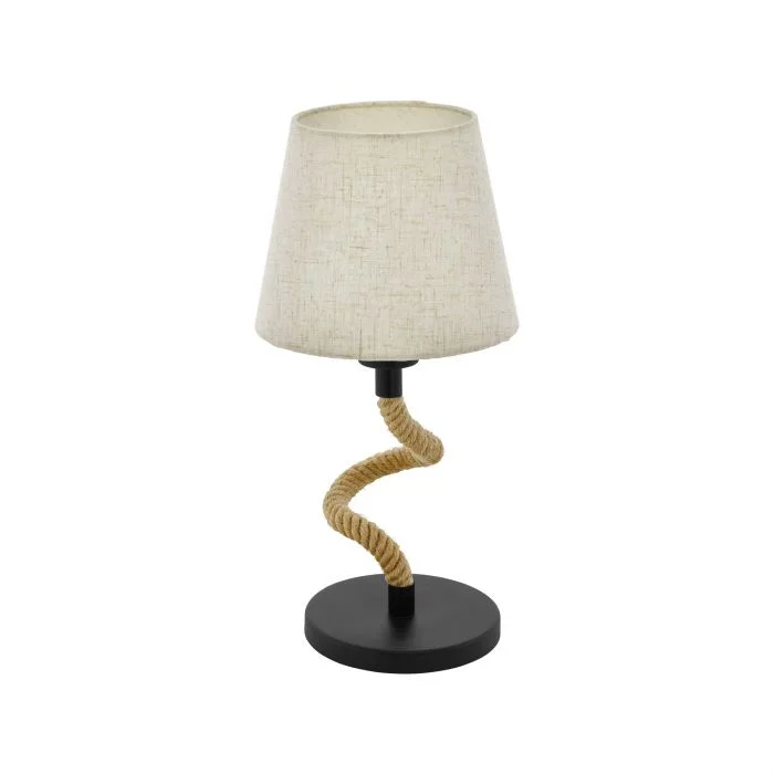 industrial style table lamps with exposed bulbs for loft apartmentsindustrial style table lamps with exposed bulbs for loft apartmentsRampside Rope and Black Industrial Table Lamp