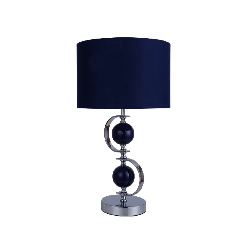coastal style table lamps with nautical elements for beach housescoastal style table lamps with nautical elements for beach housesRialto Navy Blue Modern Elegant Table Lamp