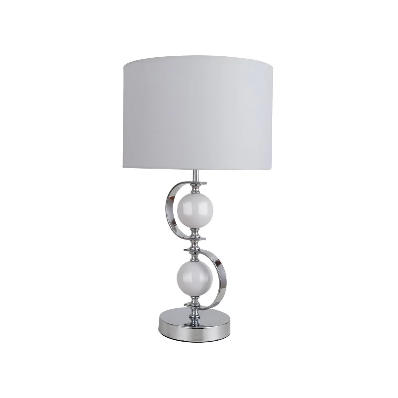 bohemian table lamps with colorful patterns for eclectic bedroomsbohemian table lamps with colorful patterns for eclectic bedroomsRialto White Modern Elegant Table Lamp