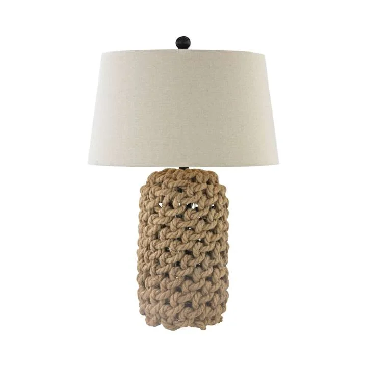 fabric table lamps with a linen shade for a relaxed and breathable lookfabric table lamps with a linen shade for a relaxed and breathable lookRope Table Lamp ELK Home