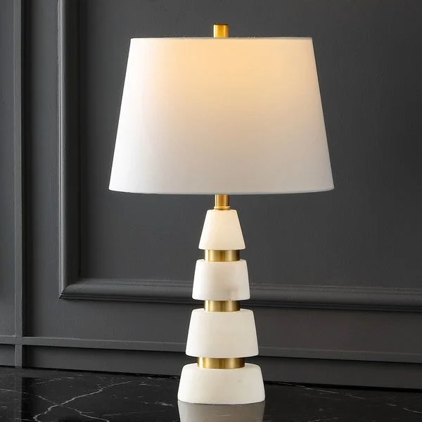 fabric table lamps with a linen shade for a relaxed and breathable lookfabric table lamps with a linen shade for a relaxed and breathable lookSafavieh Zhang Alabaster Table Lamp