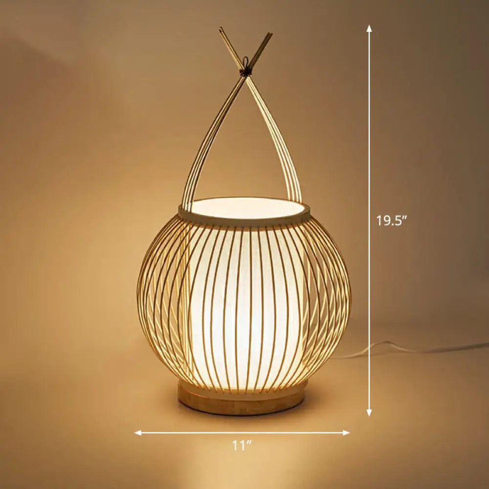 mid century modern table lamps with iconic designs for a stylish studymid century modern table lamps with iconic designs for a stylish studyBamboo Single Restaurant Nightstand Light from South-east Asia - Wood Basket Table Lighting