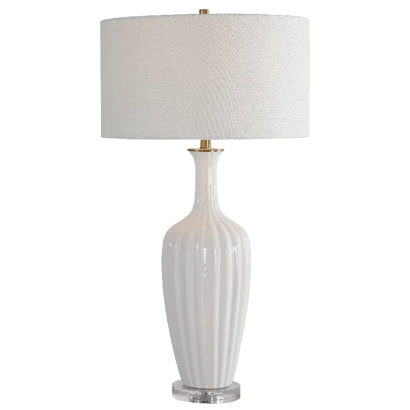 industrial style table lamps with exposed bulbs for loft apartmentsindustrial style table lamps with exposed bulbs for loft apartmentsSTRAUSS WHITE CERAMIC TABLE LAMP
